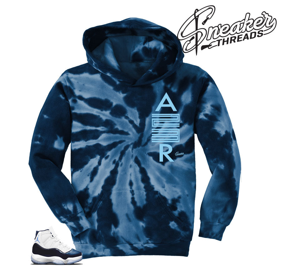 Retro 11 Win Like 82 Air 23 Tye Dye Hoody