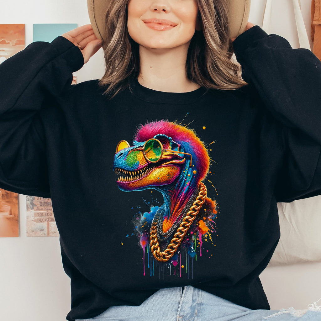 Tyrannosaurus Rex (T-Rex) in hip style Color Splash Unisex product image 1