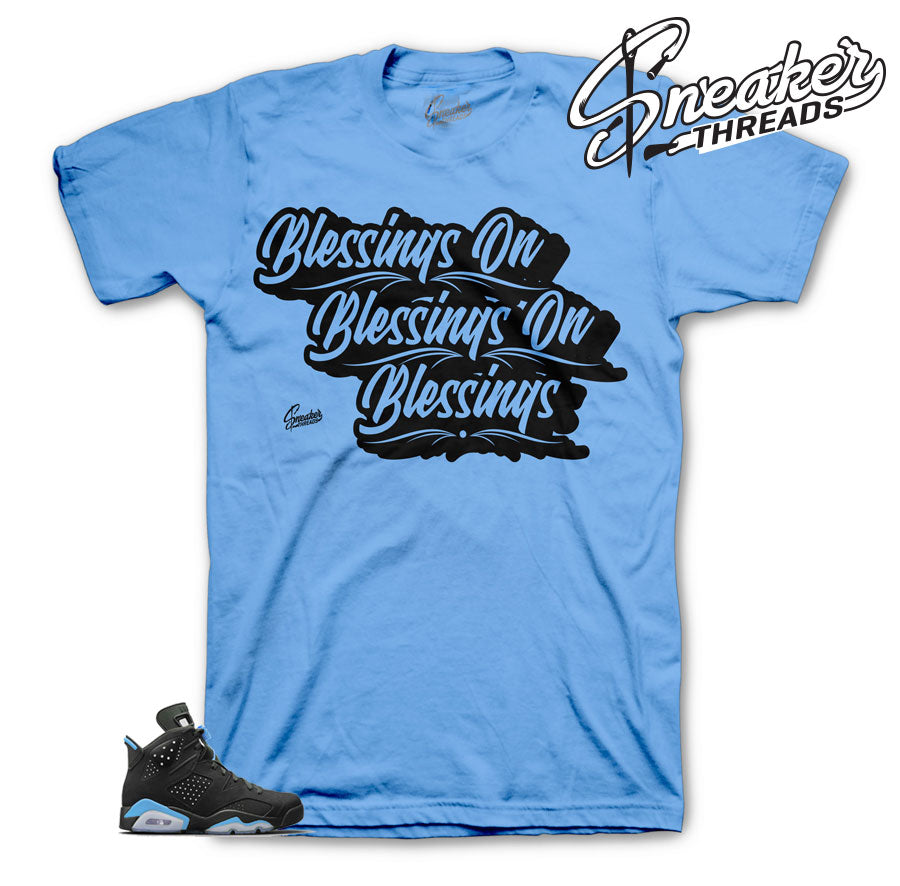 Retro 6 University Blue Blessings Shirt