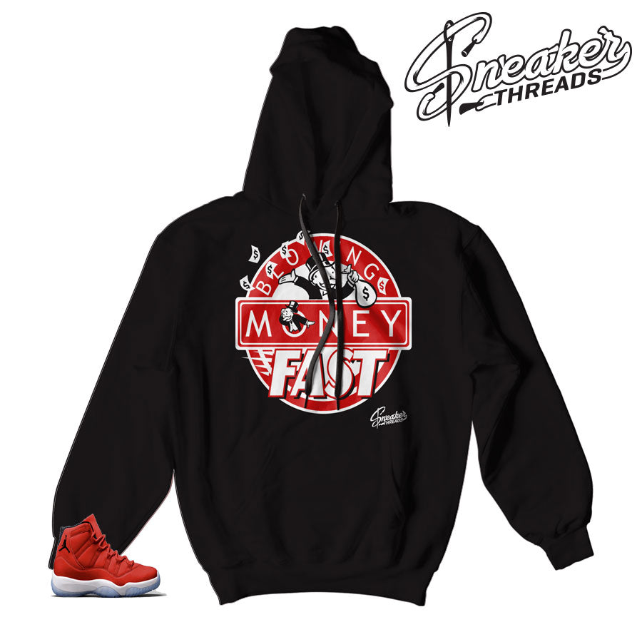 Retro 11 Win Like 96 Blowing Money Fast Hoody