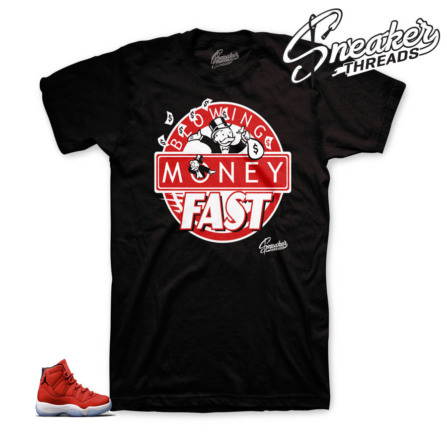 Retro 11 Win Like 96 Blowing Money Fast Shirt