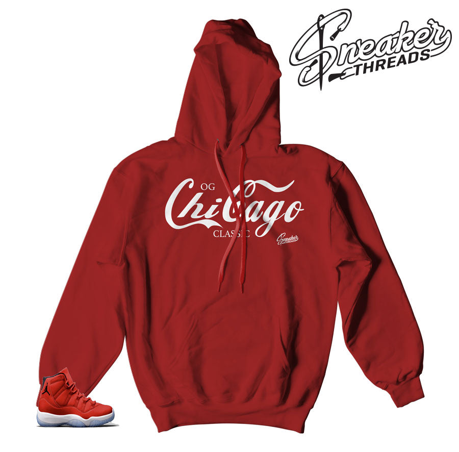 Retro 11 Win Like 96 Chicago Classic Hoody