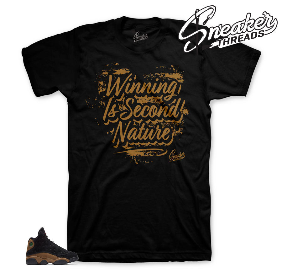 Retro 13 Olive Second Nature Shirt