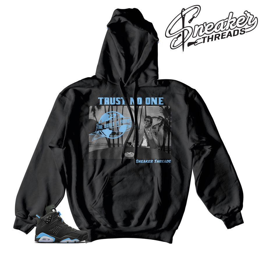 Retro 6 University Blue Tony Knows Hoody