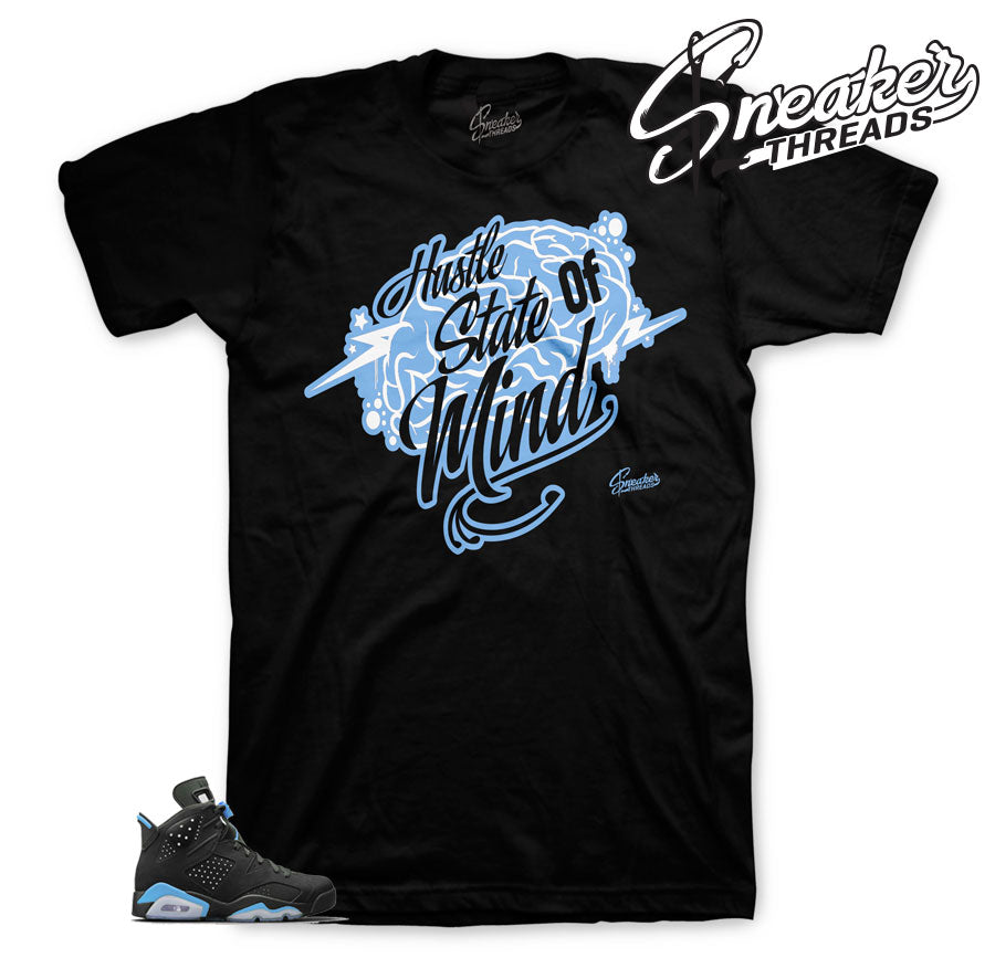 Retro 6 University Blue Hustle State Of Mind Shirt