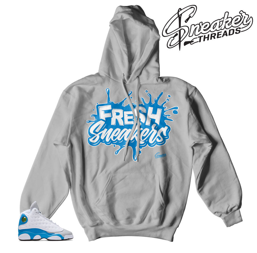 Retro 13 Blue Italy Fresh Sneakers Hoody