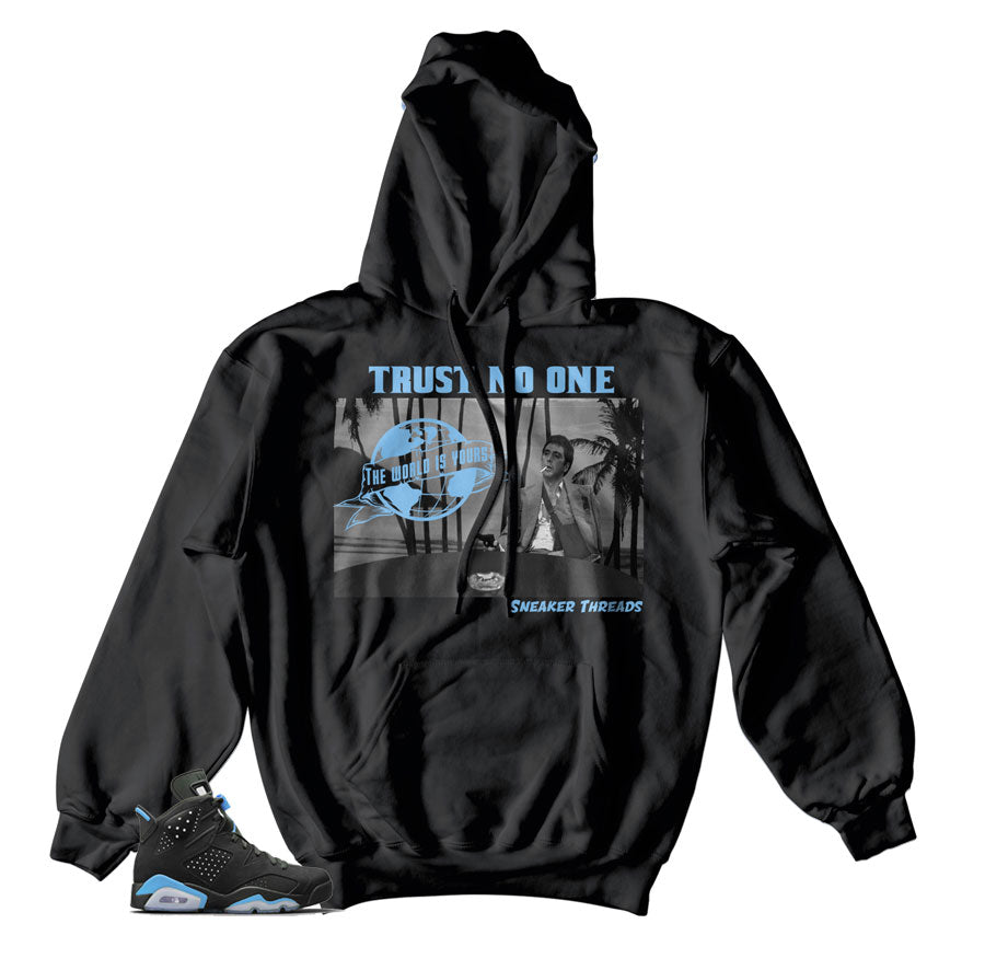 Retro 6 University Blue Tony Knows Hoody