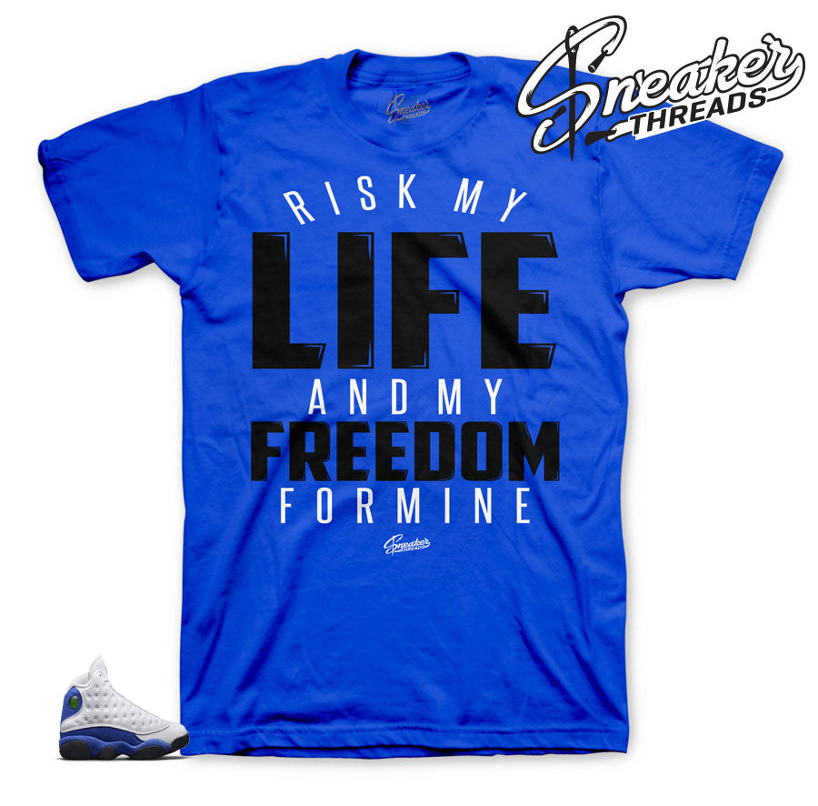 Retro 13 Hyper Royal My Life Shirt