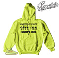 Boost Frozen Yellow Earning My Stripes Hoody