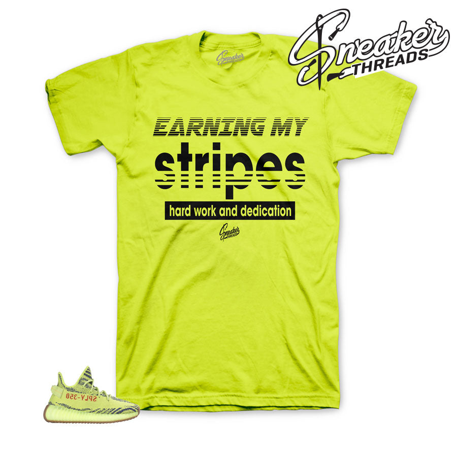 Boost Frozen Yellow Earning MY Stripes Shirt