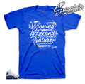 Retro 13 Hyper Royal In Second Nature Shirt