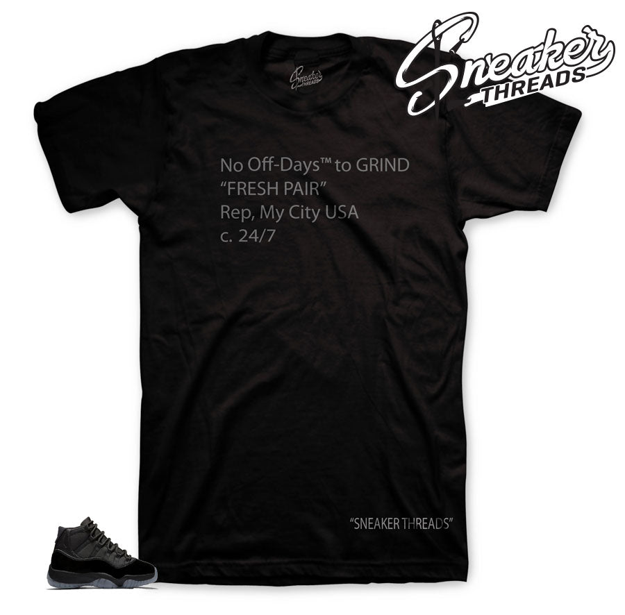 Retro 11 Cap & Gown Off-Days Shirt