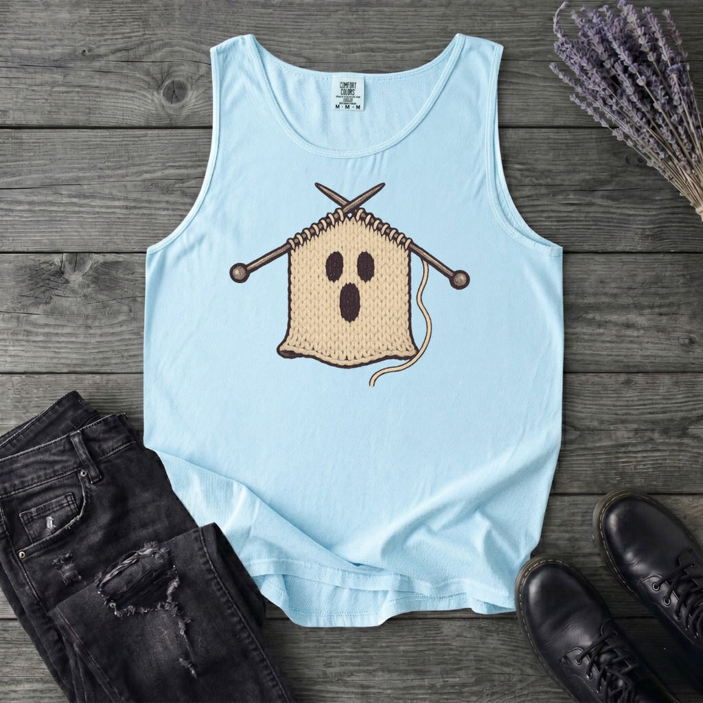 Knit Ghost Tank Top
