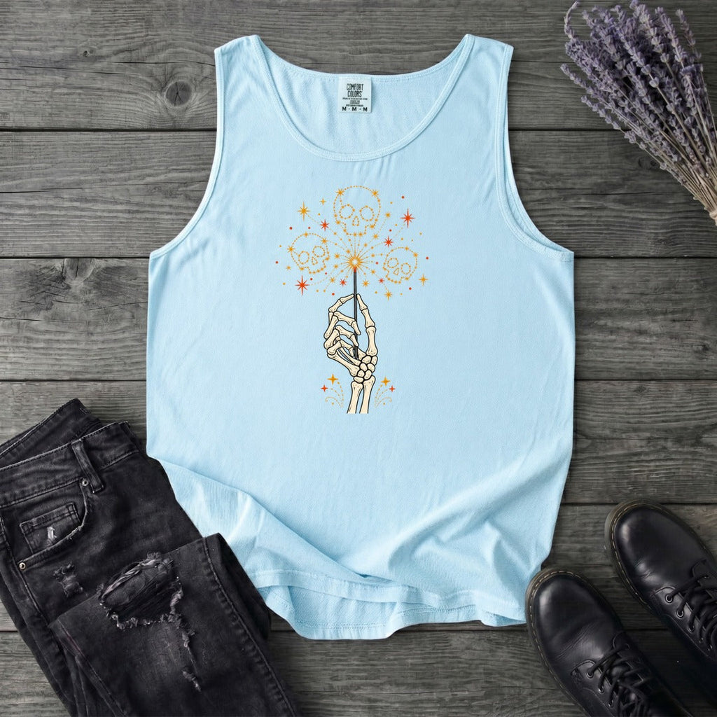 Skull Sparklers Tank Top