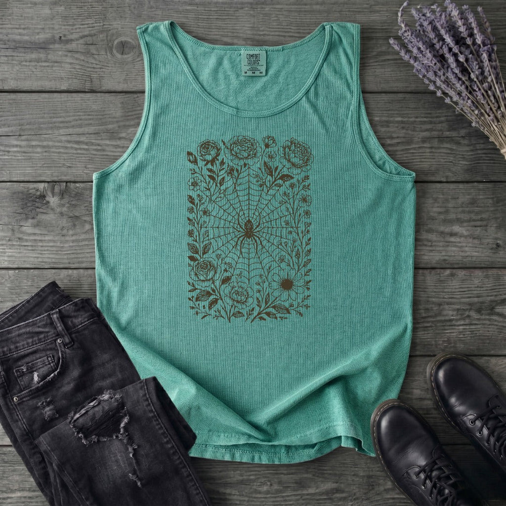 Flower Spiderweb Tank Top