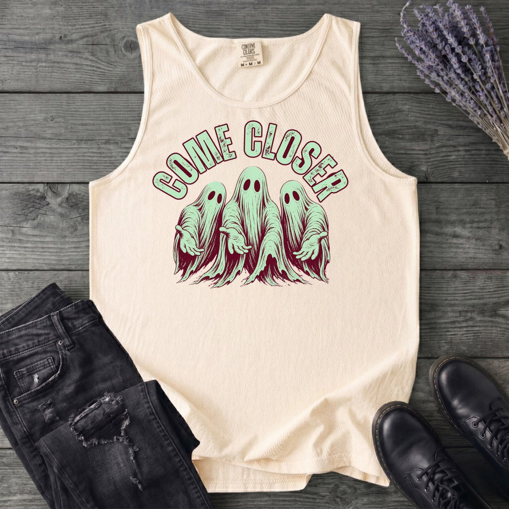 Come Closer Ghosts Tank Top
