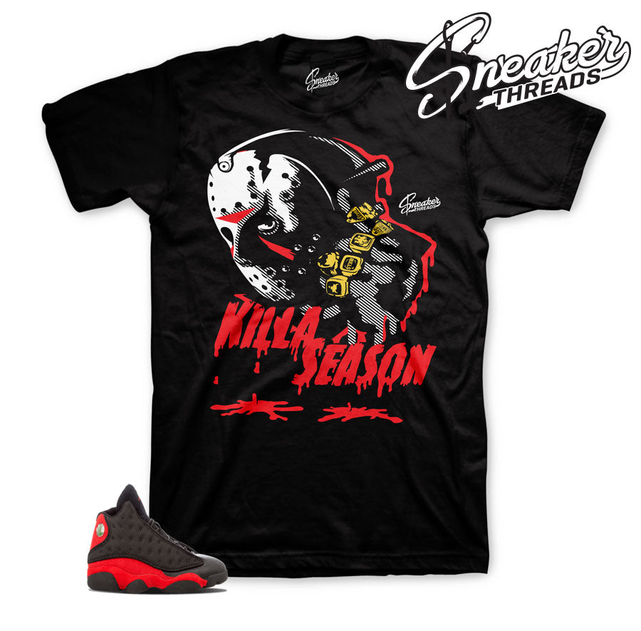 Retro 13 Bred Killa Season Shirt