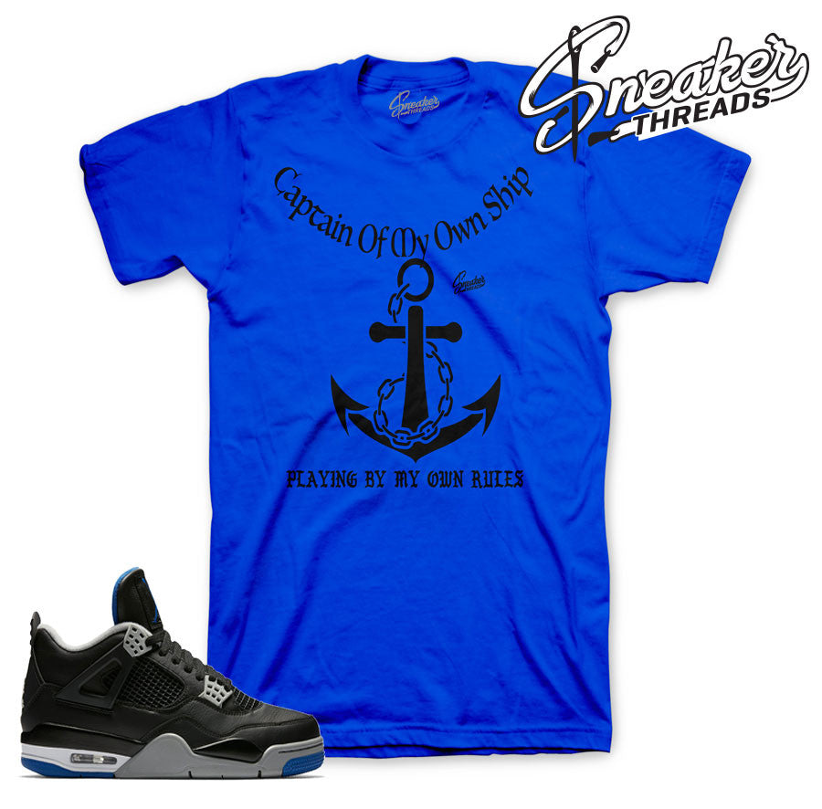 Retro 4 Black Royal My Rules Shirt