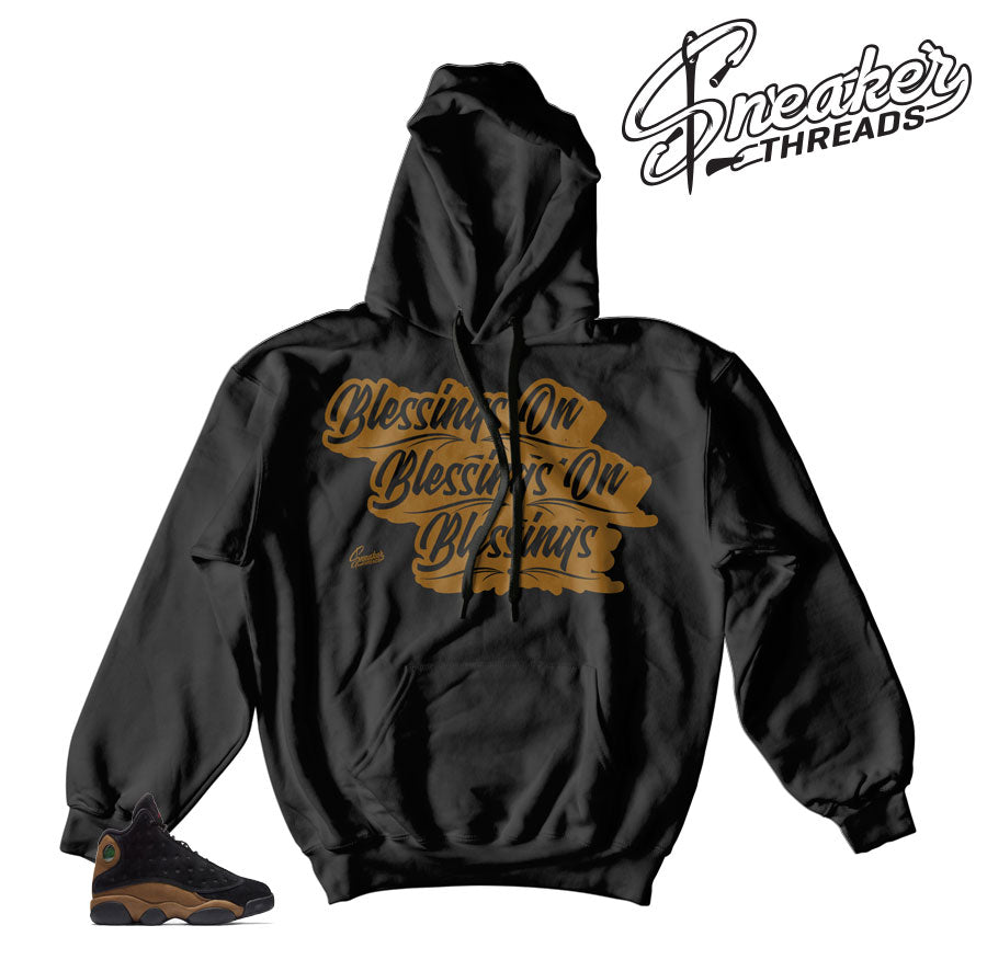 Retro 13 Olive Blessings Hoody