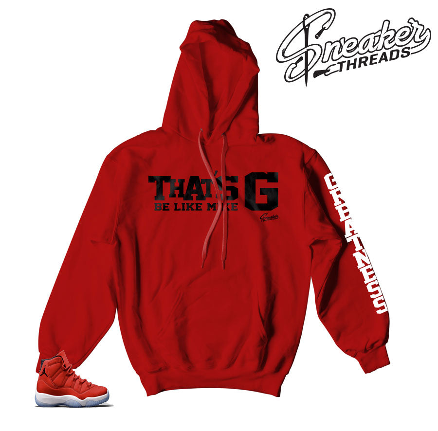 Retro 11 Win Like 96 That's G Hoody