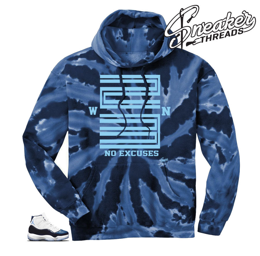 Retro 11 Win Like 82 Big Win Tye Dye Hoody