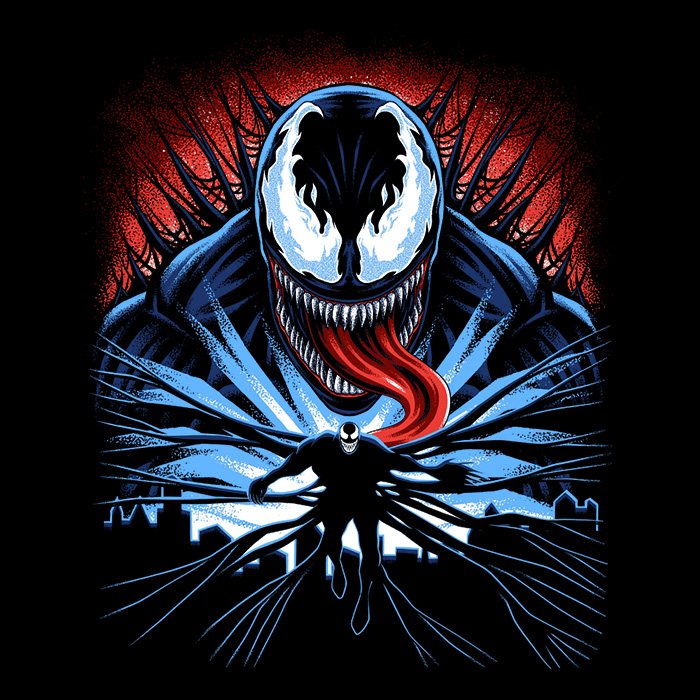 Antihero Symbiote - Shower Curtain