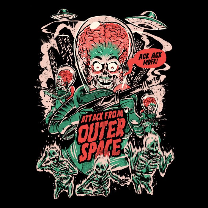 Attack From Outer Space - Men's Apparel product image 2