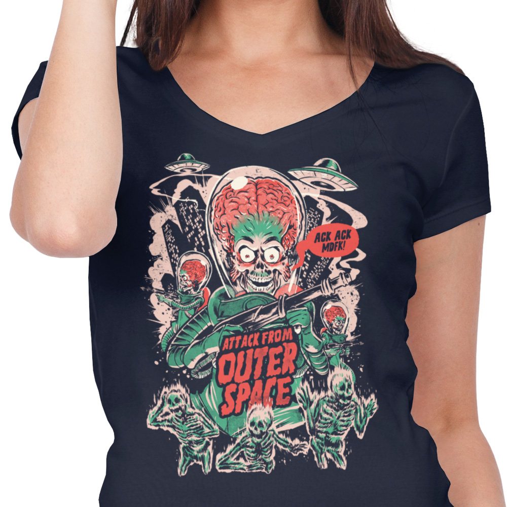 Attack From Outer Space - Women's V-Neck product image 5