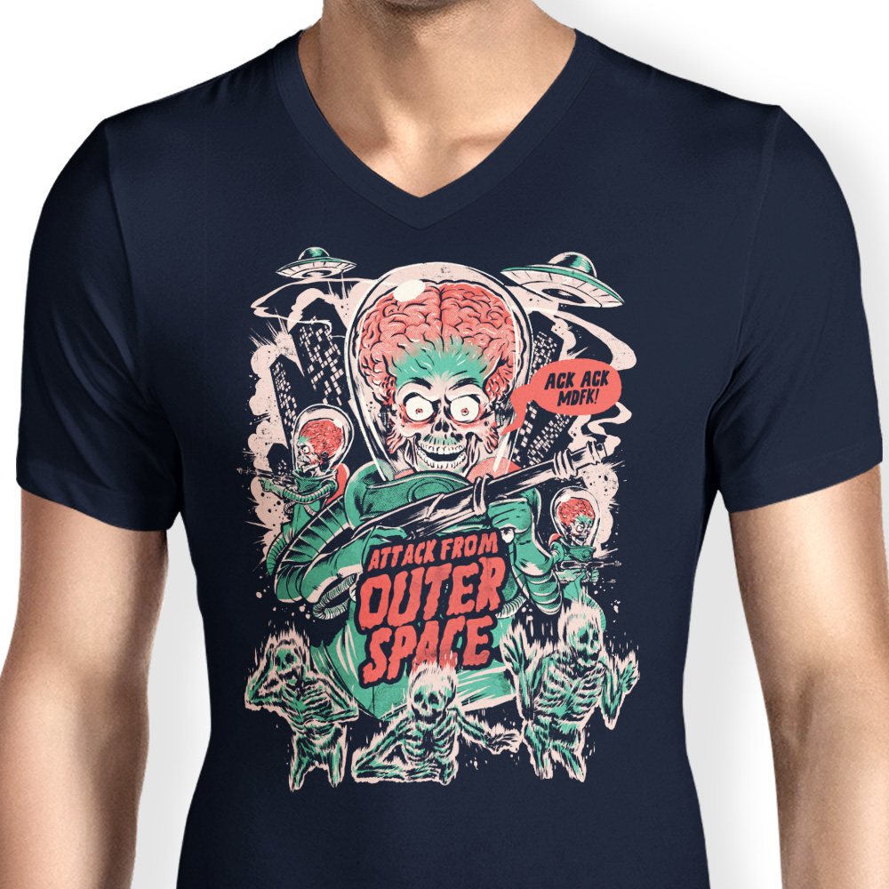 Attack From Outer Space - Men's V-Neck product image 5