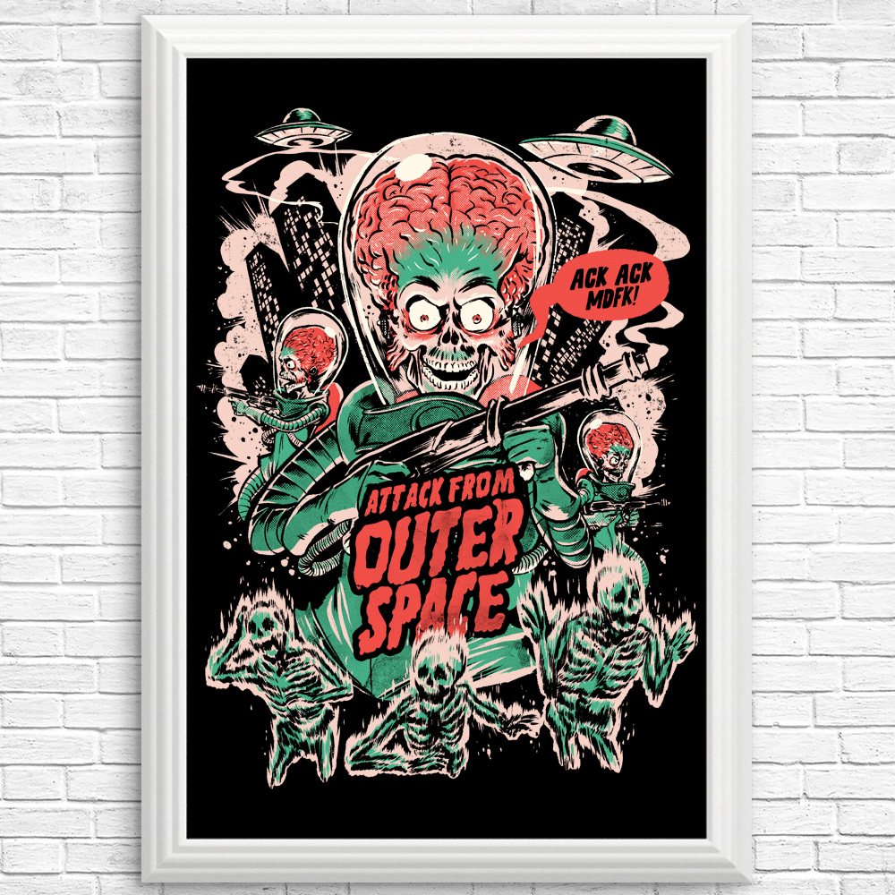 Attack From Outer Space - Posters & Prints