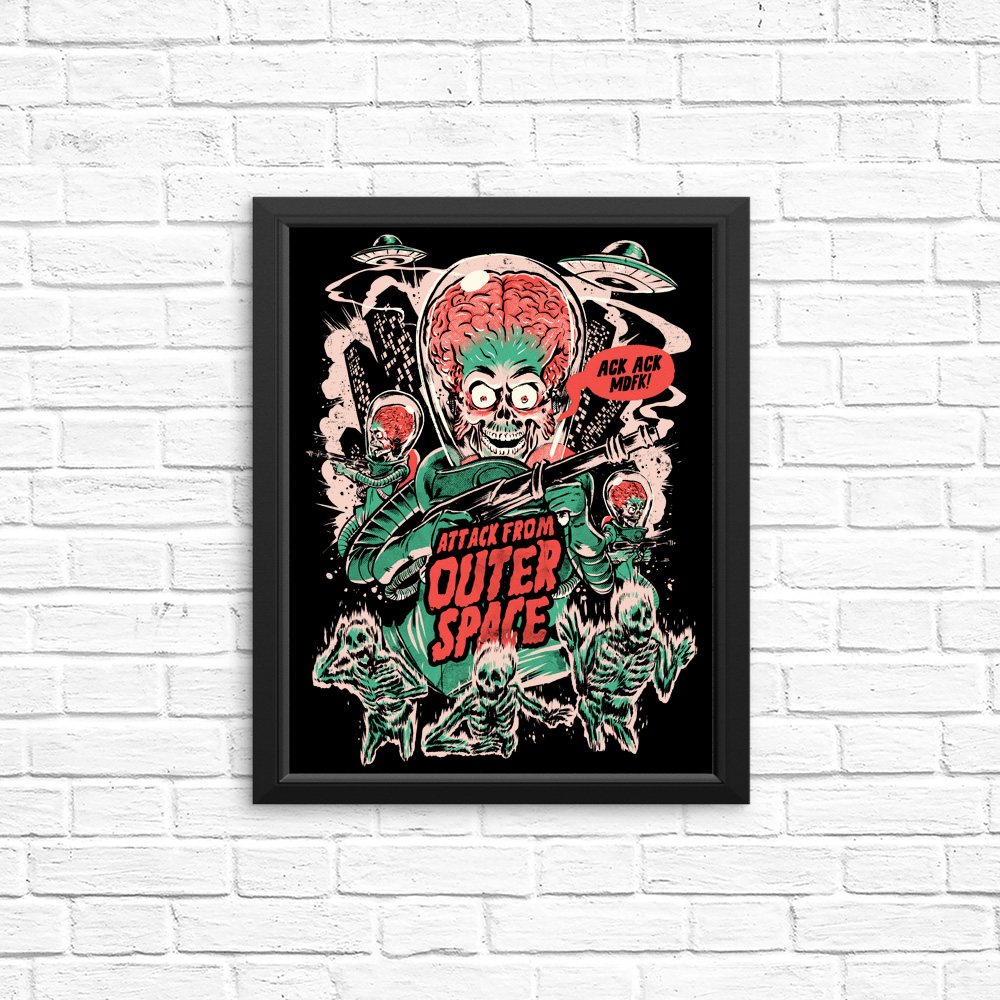 Attack From Outer Space - Posters & Prints