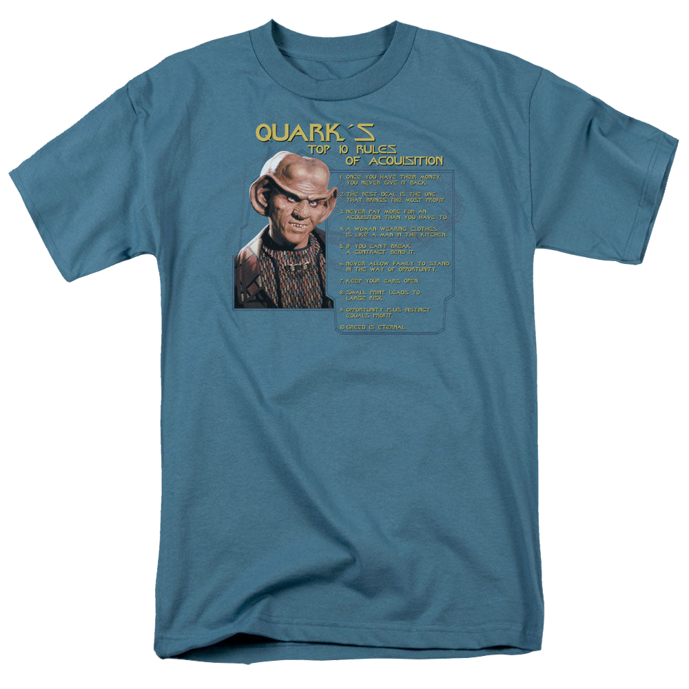 Star Trek Deep Space Nine Quarks Rules - Men's Regular Fit product image 1