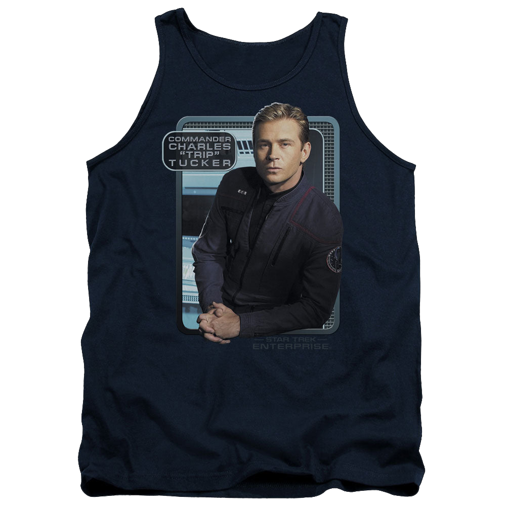 Star Trek Enterprise Trip Tucker - Men's Tank Top