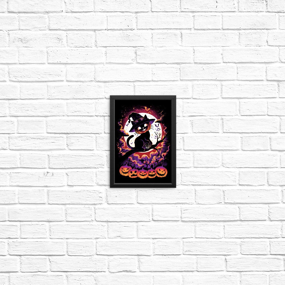 Cat O'Lantern - Posters & Prints