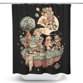 Chrono Island - Shower Curtain