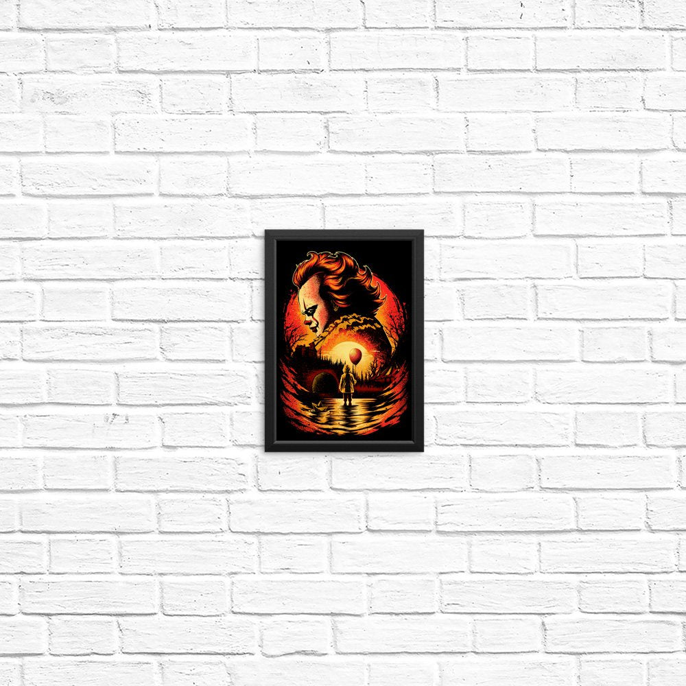 Clown Beneath the Moon - Posters & Prints