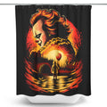Clown Beneath the Moon - Shower Curtain