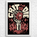 Crit or Die - Posters & Prints