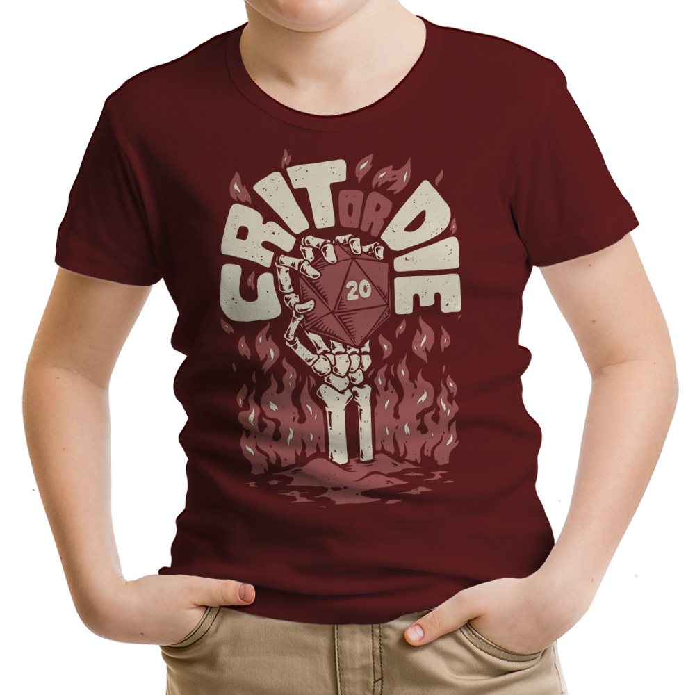 Crit or Die - Youth Apparel product image 3