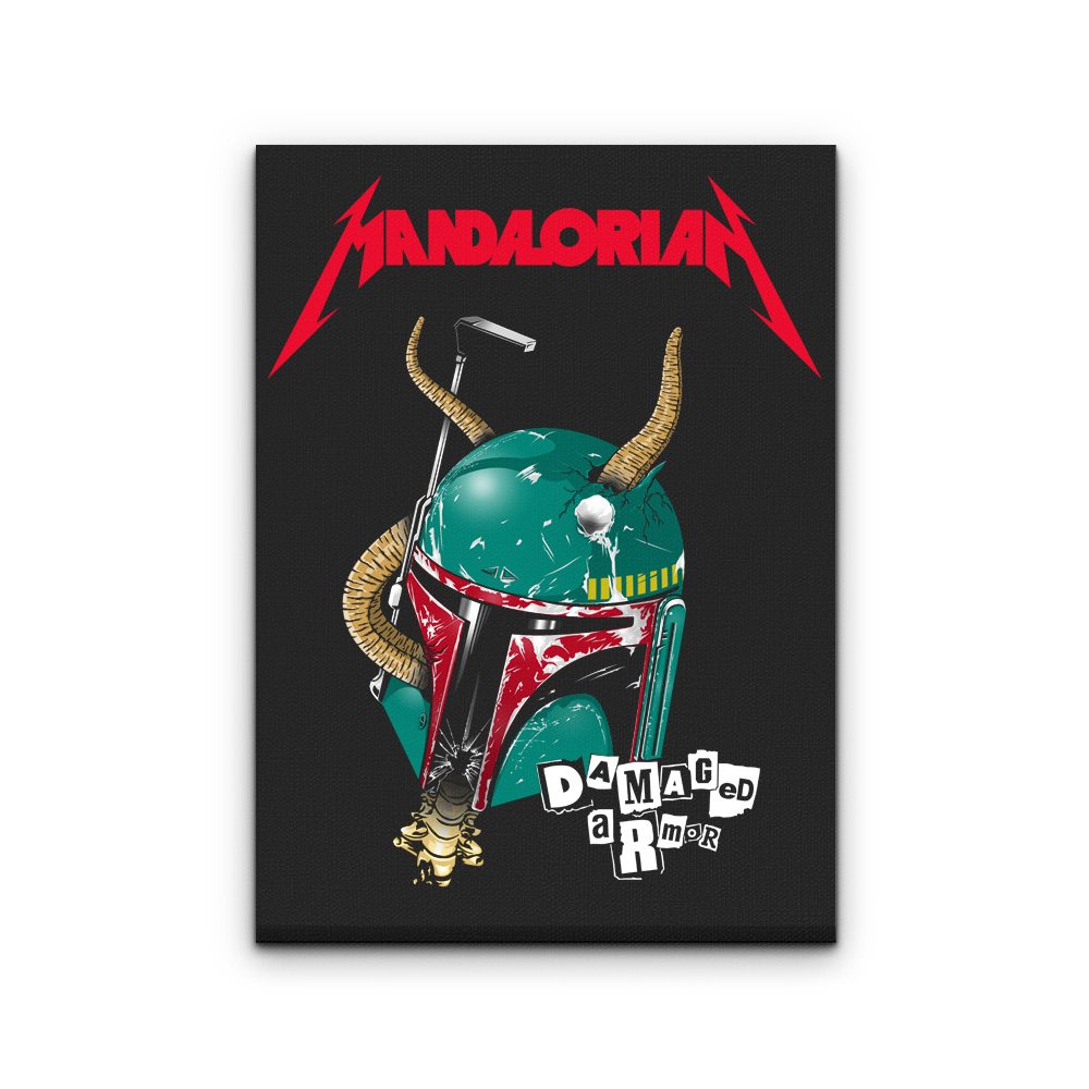 Damaged Armor - Canvas Print