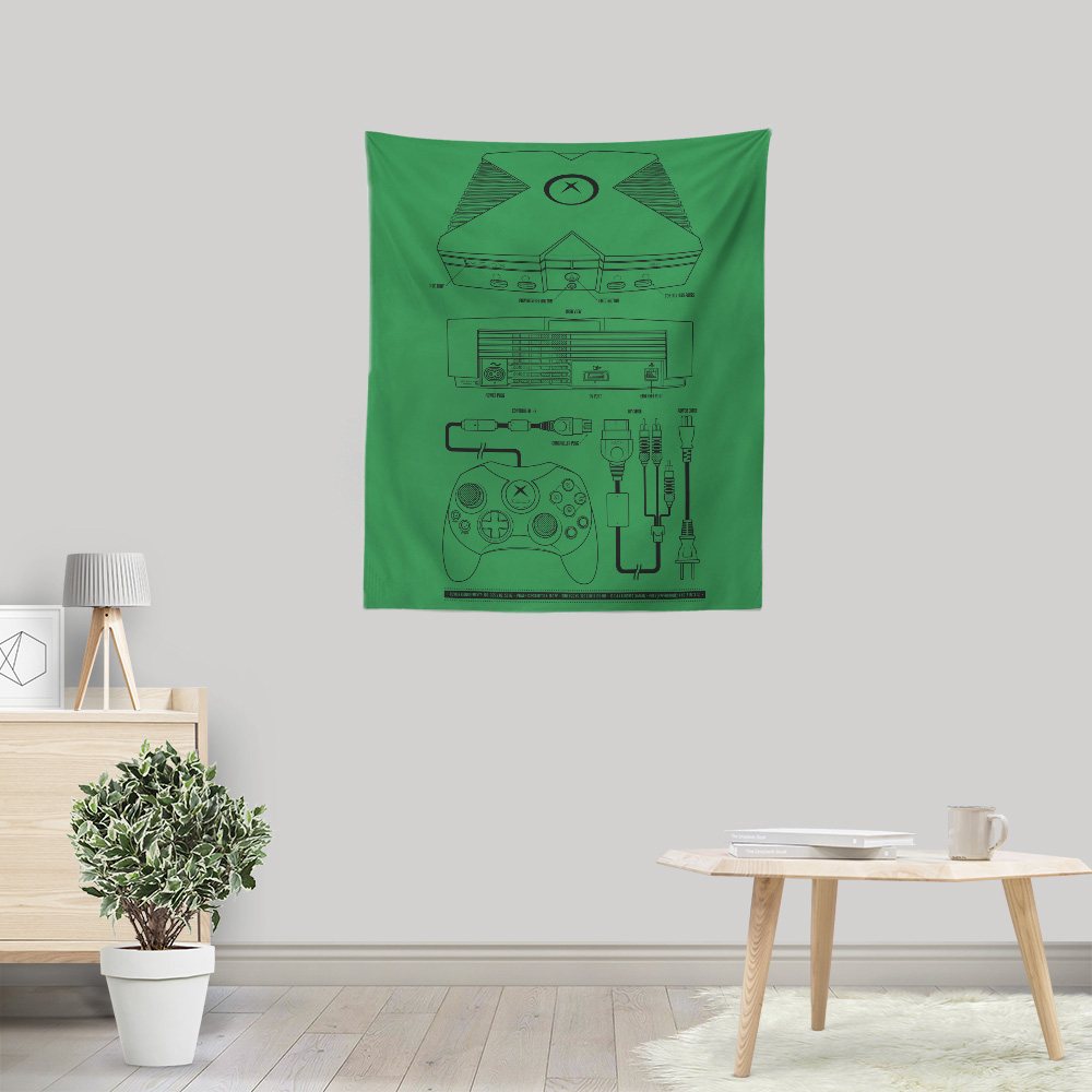 Direct Box (Alt) - Wall Tapestry
