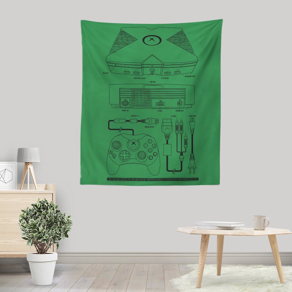 Direct Box (Alt) - Wall Tapestry