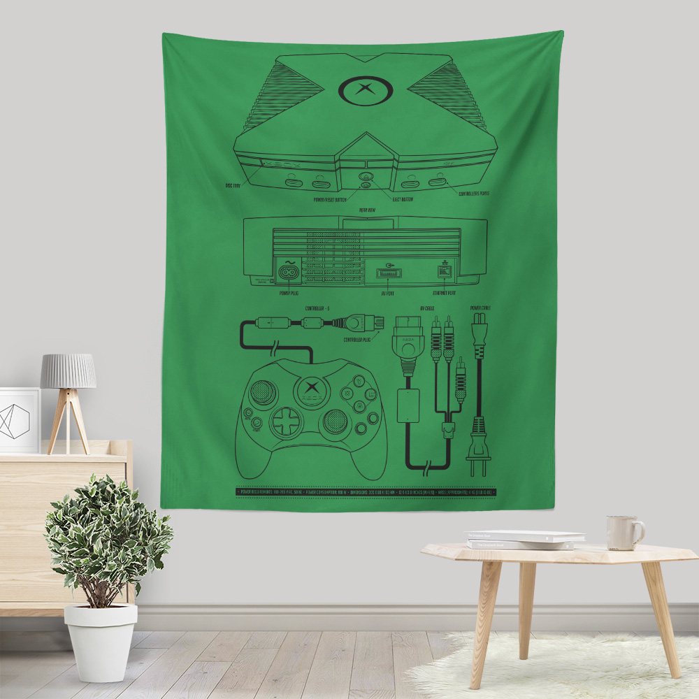Direct Box (Alt) - Wall Tapestry