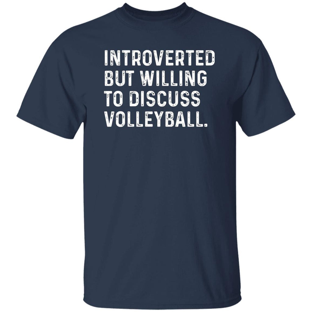 Introverted but willing to discuss Volleyball Unisex product image 3