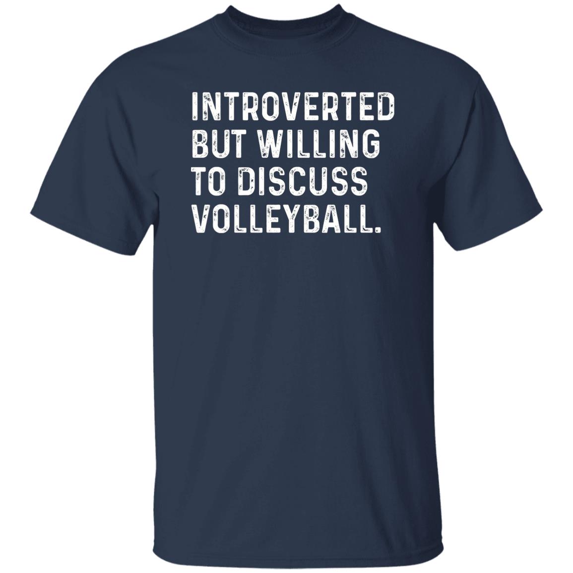 Introverted but willing to discuss Volleyball Unisex product image 3