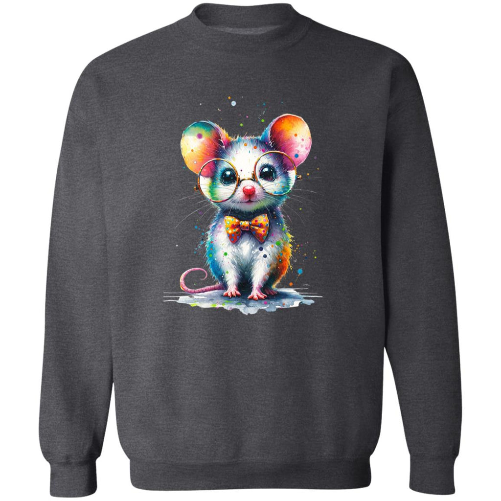 Cute inteligent mouse with glasses Color Splash Unisex product image 7