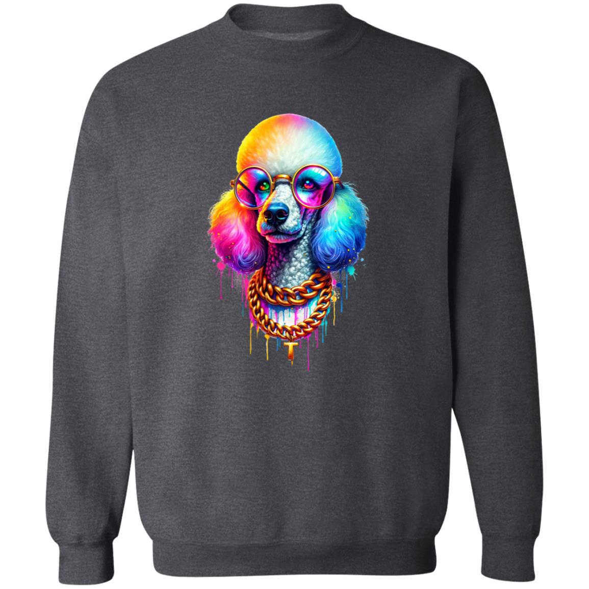 Poodle with glasses hip style Color Splash Unisex product image 7