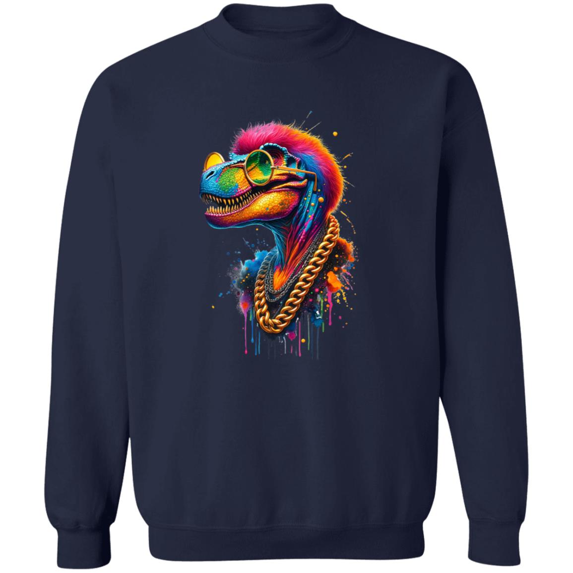 Tyrannosaurus Rex (T-Rex) in hip style Color Splash Unisex product image 6