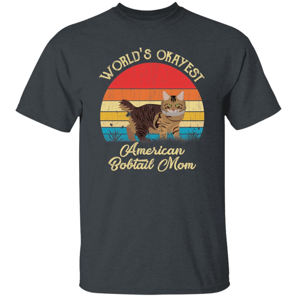 World's Okayest American bobtail mom Retro Style Unisex product image 2