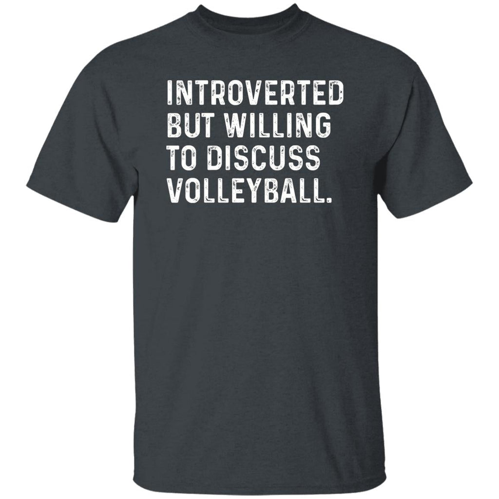 Introverted but willing to discuss Volleyball Unisex product image 1